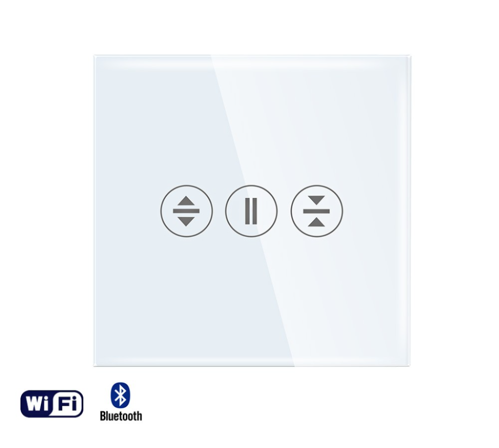 Prekidač za rolete bijeli Wi-fi dimmer